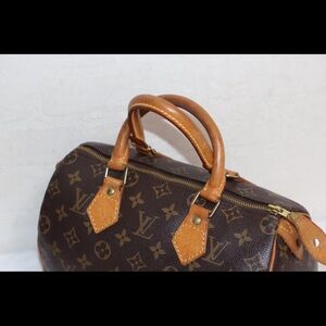 Louis Vuitton speedy 25 in monogram.